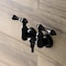 Kingston Brass AE31T0 3-3/8 Inch Wall Mount Tub Faucet, Matte Black AE31T0 - alternate 2